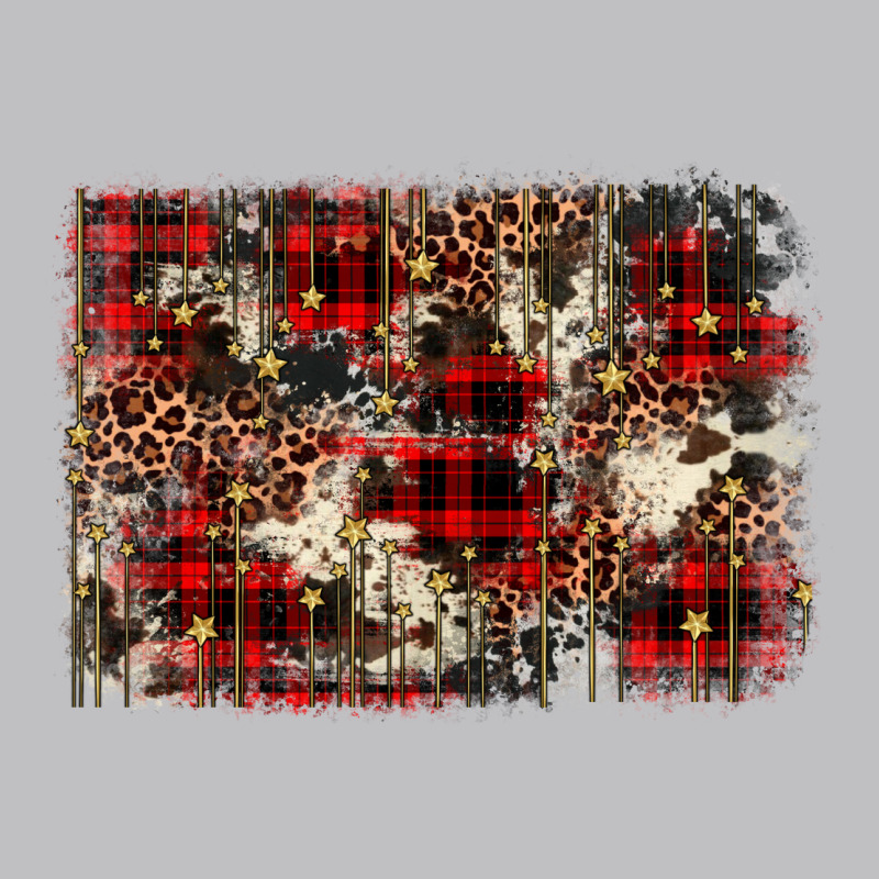 Christmas Leopard Cowhide Background Long Sleeve Tee by BarkalooDesign | Teevron