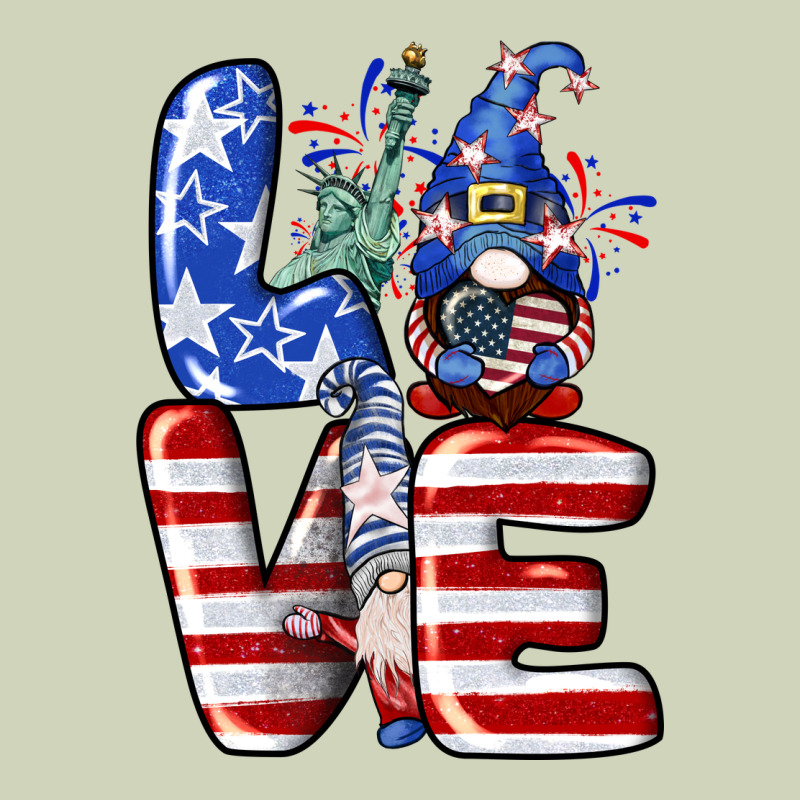 Love 4th Of July With Gnomes 4th Of July Heavyweight Hoodie by CowGirlArtShop | Teevron