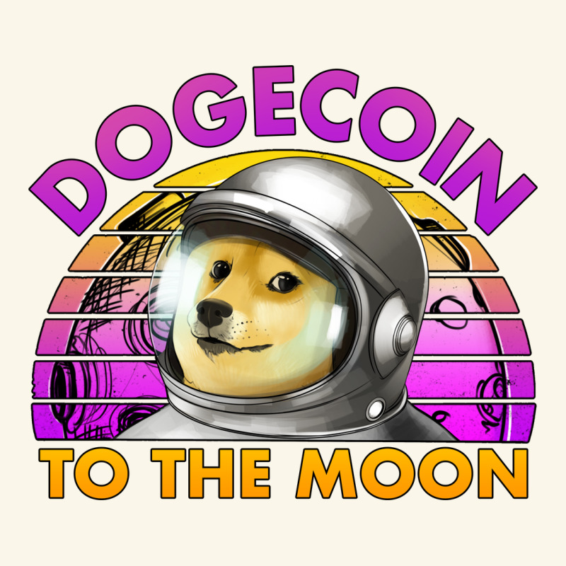 Doge Coin To The Moon 80's Retro Sunset Premium Hoodie by Jasminsmagicworld | Teevron