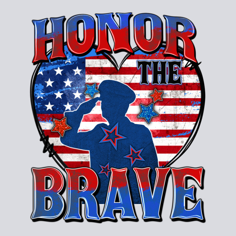 Honor The Brave Zipper Hoodie by Zillion Design Studio | Teevron