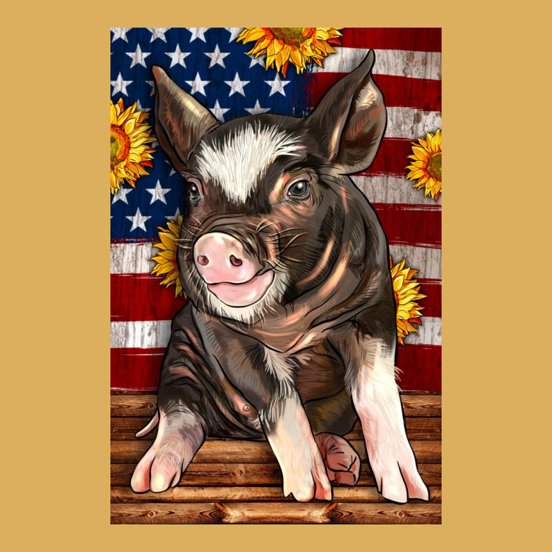 Western American Pig Premium Hoodie by LillyAllenDesigns | Teevron