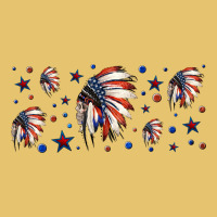 Patriotic Native American Headdress 16oz Libbey Cup Premium Sweatshirt | Teevron