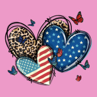 American Flag Leopard Hearts Urban Hoodie | Teevron