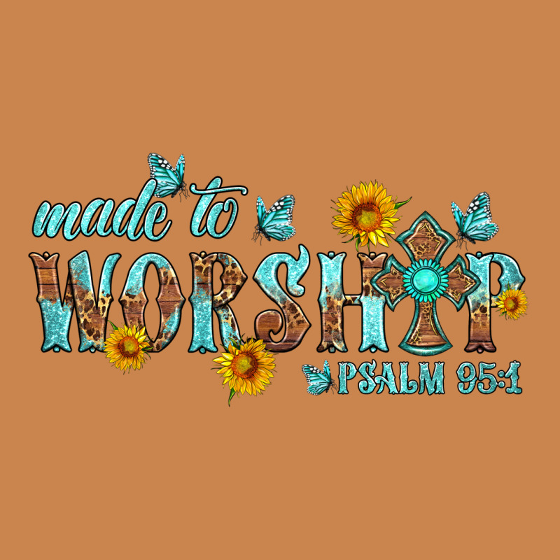 Made To Worship With Sunflowers Heavyweight Hoodie by HRA Design Shop | Teevron