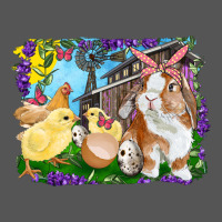 Easter Farm Chicks And Bunny Zipper Hoodie | Teevron