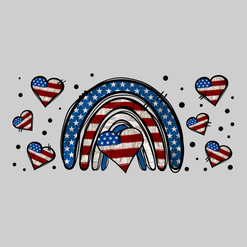 American Flag Rainbow 16oz Libbey Cup Premium Sweatshirt by HRA Design Shop | Teevron