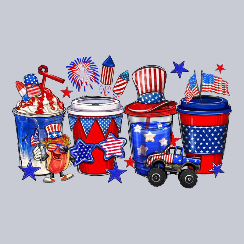 4th Of July Coffee Drinks Heavyweight Hoodie by Neo Western | Teevron