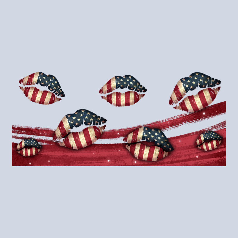 American Flag Lips 16oz Libbey Cup Premium Sweatshirt by HRA Design Shop | Teevron