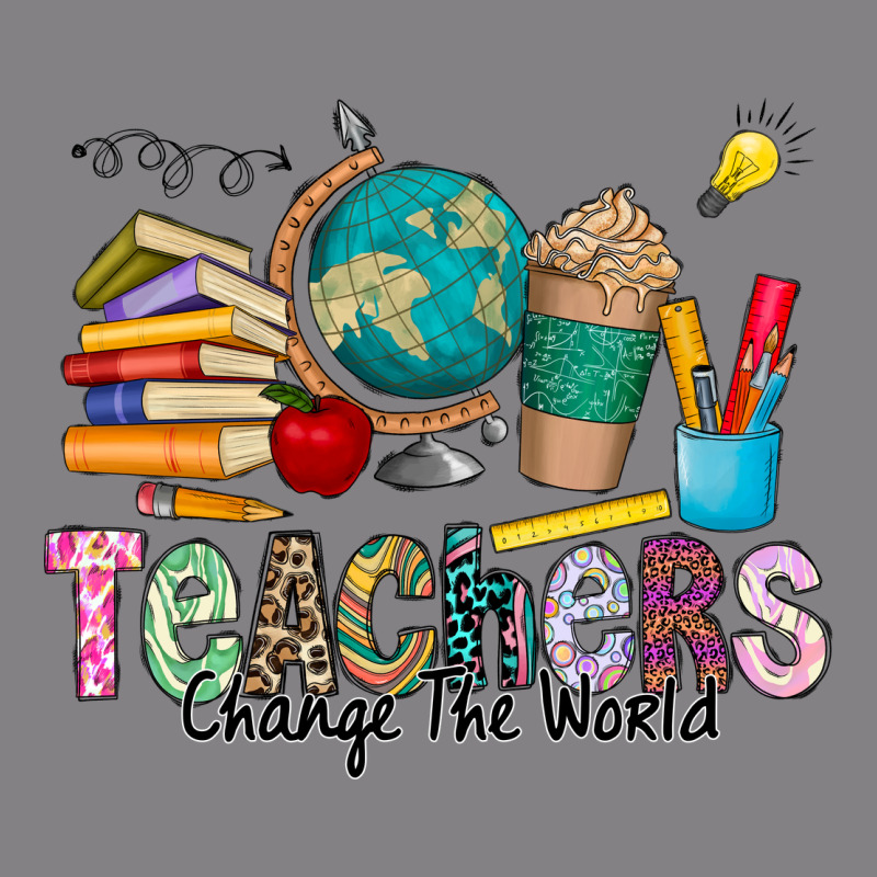Teachers Change The World Heavyweight Hoodie by CowhideDigitalArt | Teevron