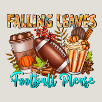 Falling Leaves Football Please Heavy Core Tee | Teevron