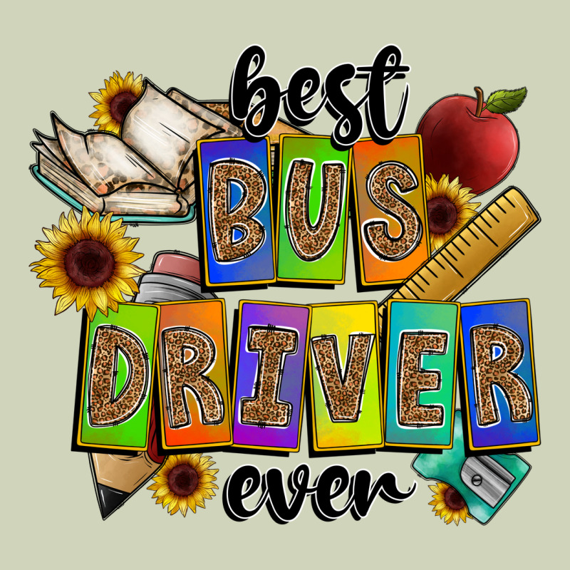 Best Bus Driver Ever Heavyweight Hoodie by CowhideDigitalArt | Teevron