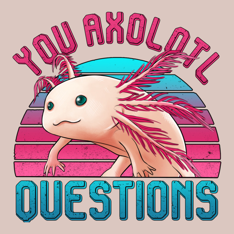 You Axolotl Questions 80's Retro Sunset Premium Hoodie by Jasminsmagicworld | Teevron