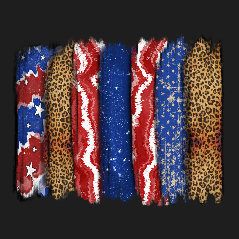 4th Of July Brushstroke Heavyweight Hoodie by CowGirlArtShop | Teevron