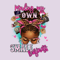 Minding My Own Small Business Afro Messy Bun Classic Tee | Teevron