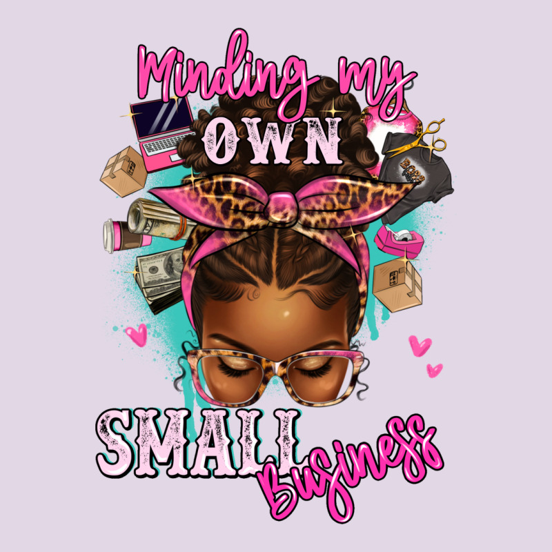 Minding My Own Small Business Afro Messy Bun Classic Tee by texasbilliewilder | Teevron