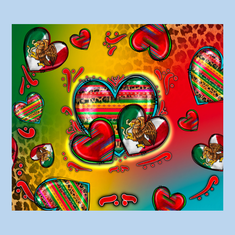 Mexico Hearts Classic Tee by Zillion Design Studio | Teevron