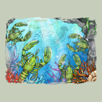 Lobster Background Ladies Tee | Teevron
