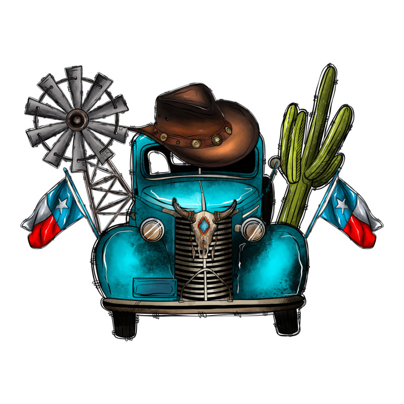 Texas Truck Premium Sweatshirt by CowhideDigitalArt | Teevron