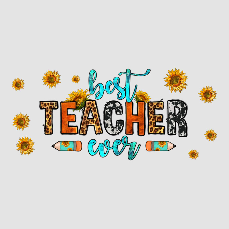 Best Teacher Ever 16oz Libbey Glass Premium Sweatshirt by HRA Design Shop | Teevron