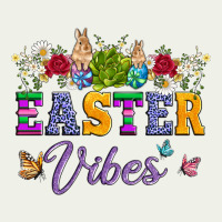 Easter Vibes And Butterfly With Bunny And Flowers Urban Heavy Tee | Teevron