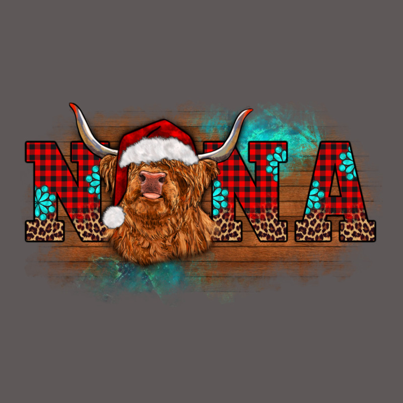 Christmas Nana Highland Cow Premium Hoodie by BarkalooDesign | Teevron