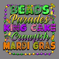 Beads Parades King Cake Crawfish Mardi Gras Heavyweight Hoodie | Teevron