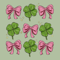 Coquette Bow Clover St. Patrick's Day Urban Hoodie | Teevron