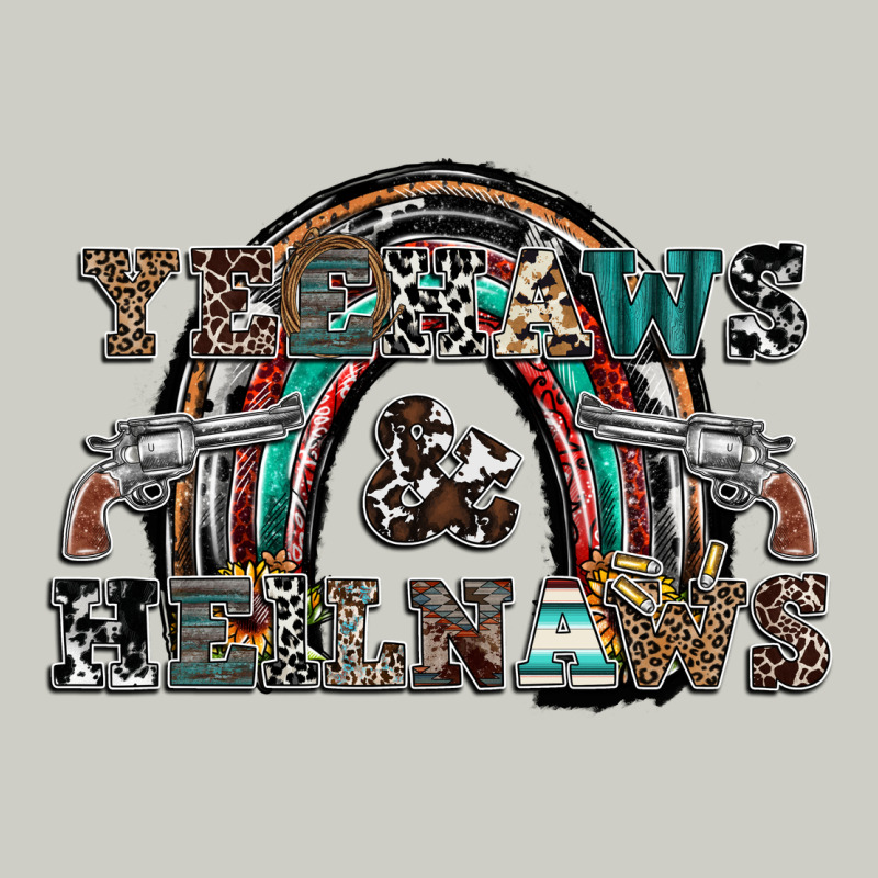 Yeehaws And Heilnaws Heavyweight Hoodie by SublimationCraftShop | Teevron