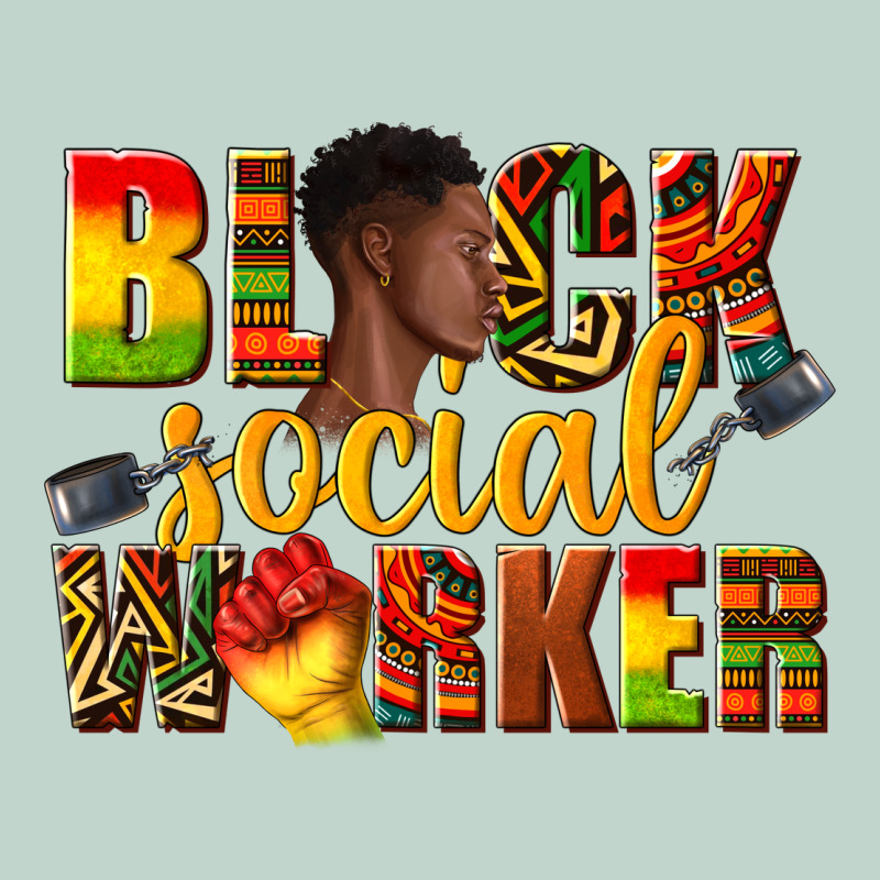 Black Social Worker Zipper Hoodie by texasbilliewilder | Teevron