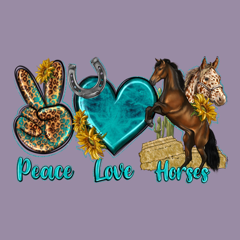 Peace Love Horses Tbw Classic Tee by texasbilliewilder | Teevron