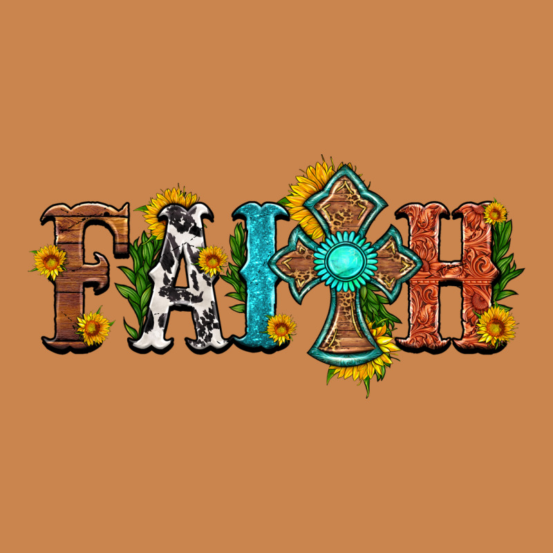 Faith With Cross And Sunflower Heavyweight Hoodie by HRA Design Shop | Teevron