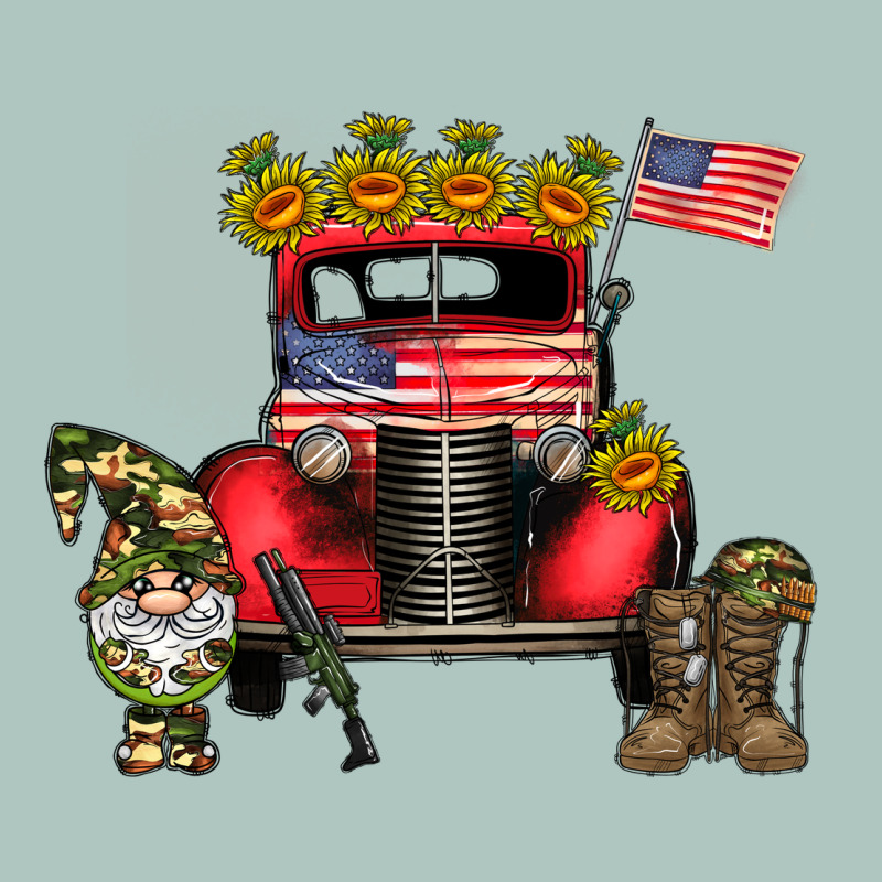 America Soldier Truck Premium Sweatshirt by CowhideDigitalArt | Teevron