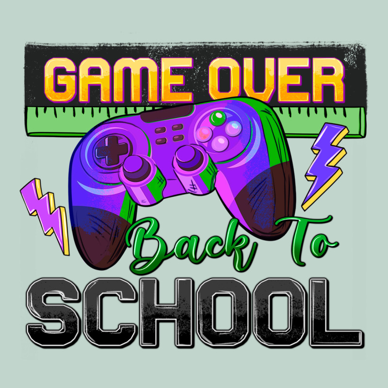 Game Over Back To School Zipper Hoodie by Zillion Design Studio | Teevron