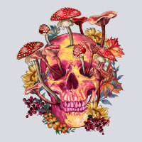 Floral Skeleton With Mushrooms Zipper Hoodie | Teevron