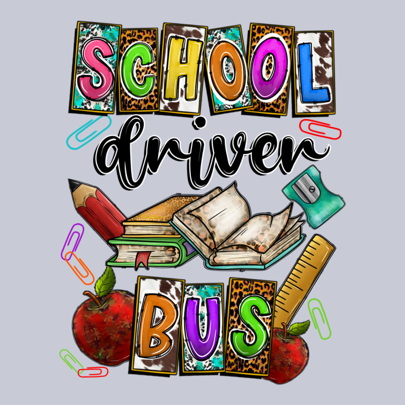 School Driver Bus Heavyweight Hoodie by CowhideDigitalArt | Teevron