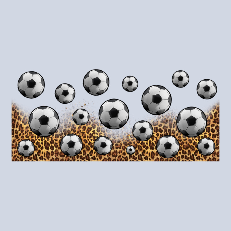 Leopard Soccer 16oz Libbey Glass Premium Sweatshirt by HRA Design Shop | Teevron