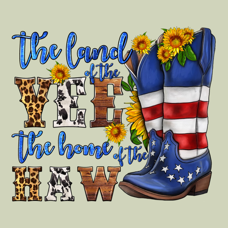 The Land Of The Yee The Home Of The Haw Heavyweight Hoodie by HRA Design Shop | Teevron