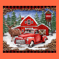 Christmas Farm Reindeer And Truck Premium Hoodie | Teevron