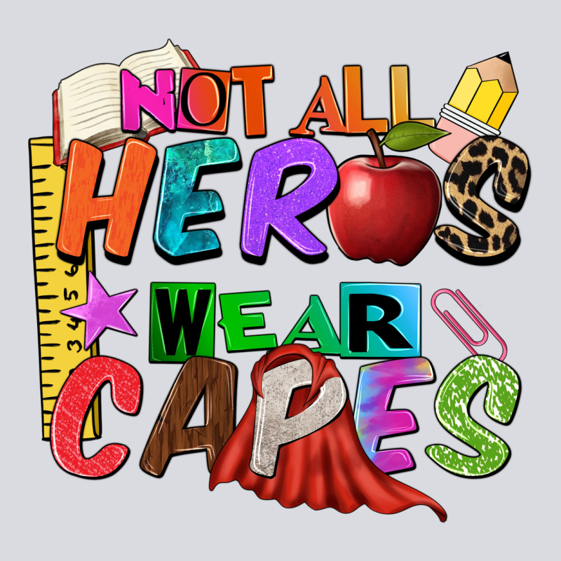 Not All Heros Wear Capes Zipper Hoodie by Zillion Design Studio | Teevron