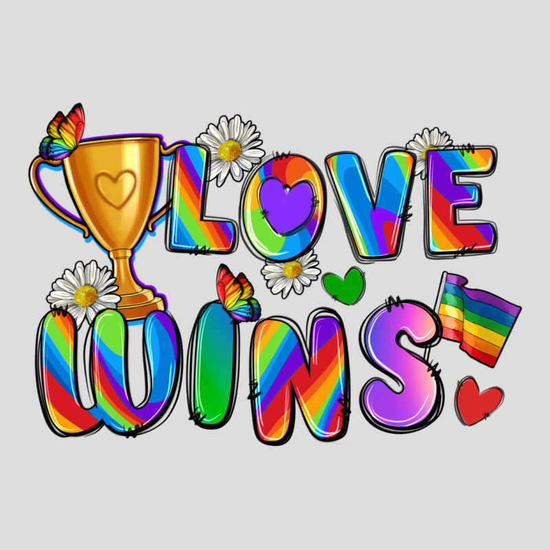 Love Wins Zipper Hoodie by Zillion Design Studio | Teevron