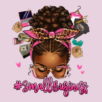 Small Business Afro Messy Bun Classic Tee | Teevron