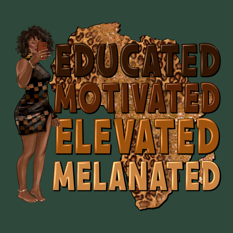 Educated Motivated Elevated Melanated Zipper Hoodie by texasbilliewilder | Teevron