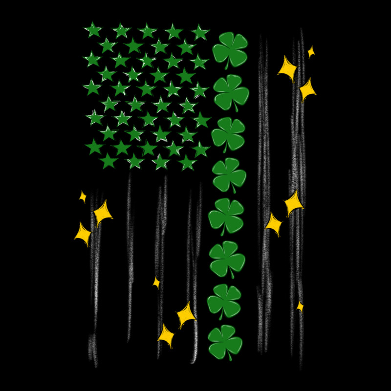 Shamrock Usa Flag Urban Hoodie by MaliasSmallBusiness | Teevron
