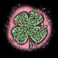 Leopard Shamrocks With Hearts Urban Hoodie | Teevron