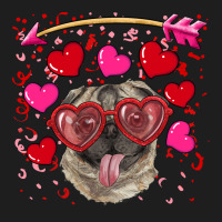 Valentine's Day  Pug Classic Tee | Teevron