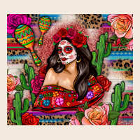 Mexico Girl Serape Zipper Hoodie | Teevron