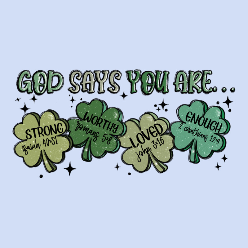 God Says I Am Patrick's Day Urban Hoodie by MaliasSmallBusiness | Teevron