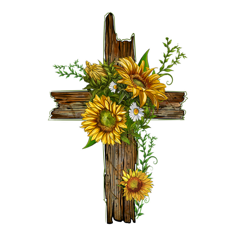 Sunflower Cross Classic Tee by texasbilliewilder | Teevron