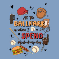 At The Ballpark Is Where I Spend Most Of My Day Urban Hoodie | Teevron