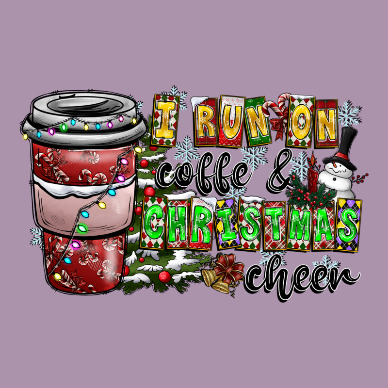 I Run On Coffee And Christmas Cheer Heavyweight Hoodie by CowhideDigitalArt | Teevron